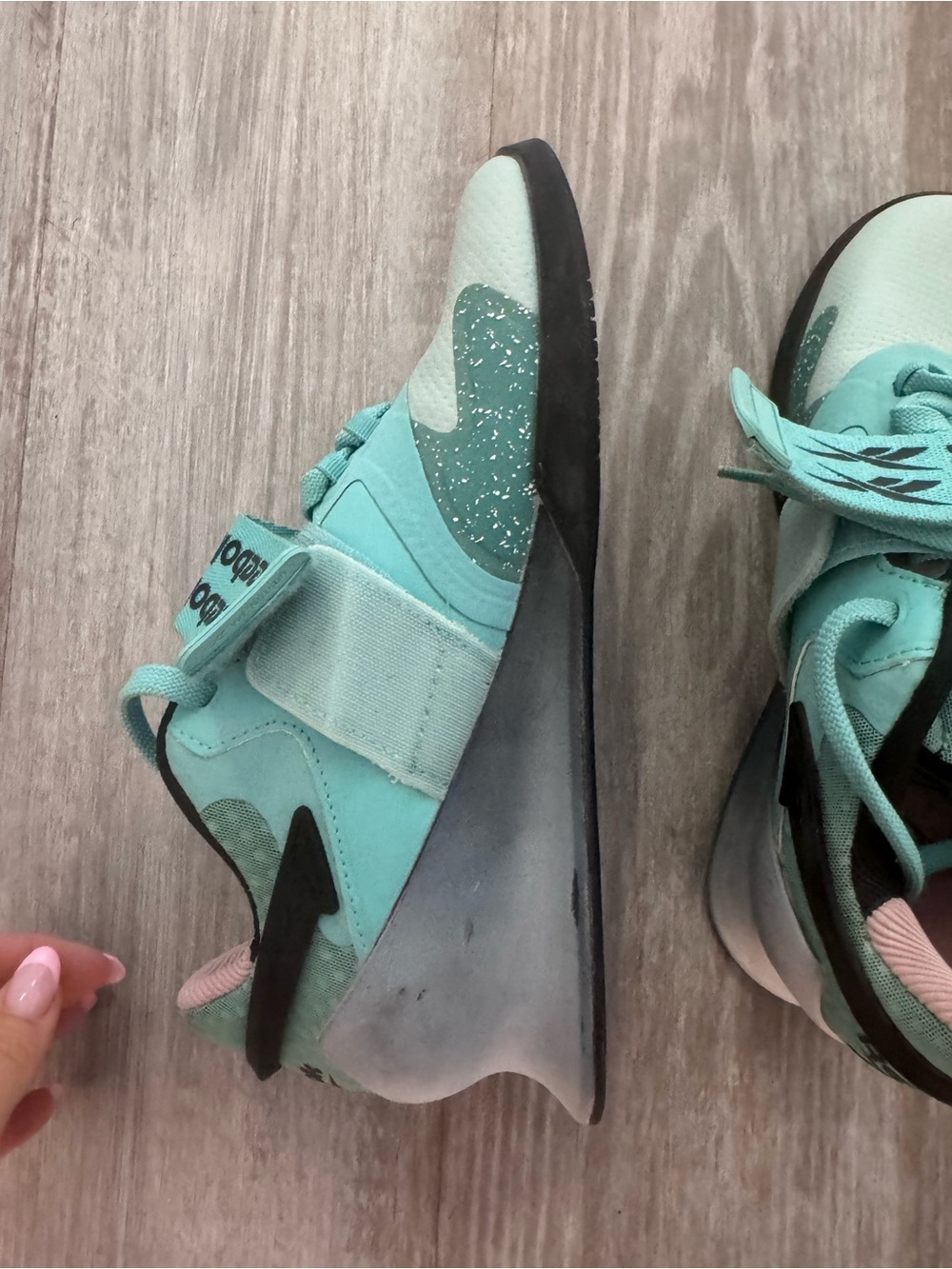 Reebok Aqua Teal Legacy Lifter View 2